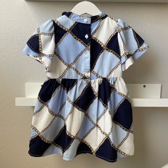 Janie and Jack Blue dress 18-24 months - Picture 5 of 7